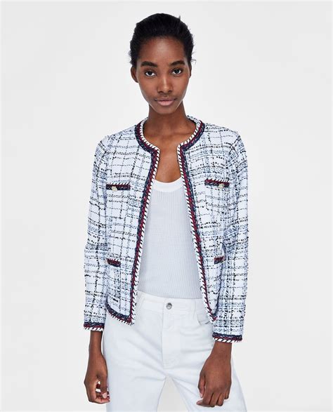 zara chanel jacket